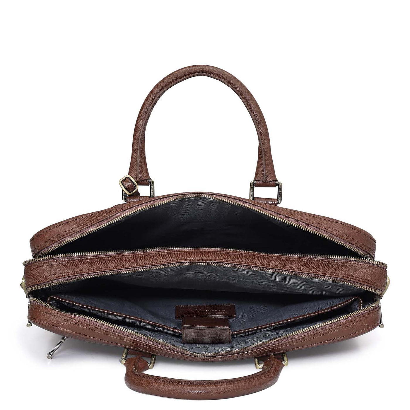 Franzy Leather Laptop Bag - Date