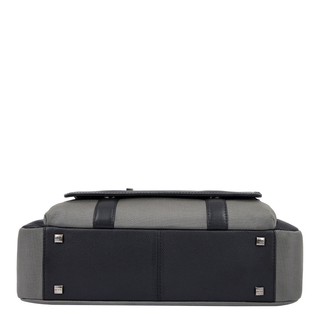 Mova Laptop Bag (M) - Grey & Black