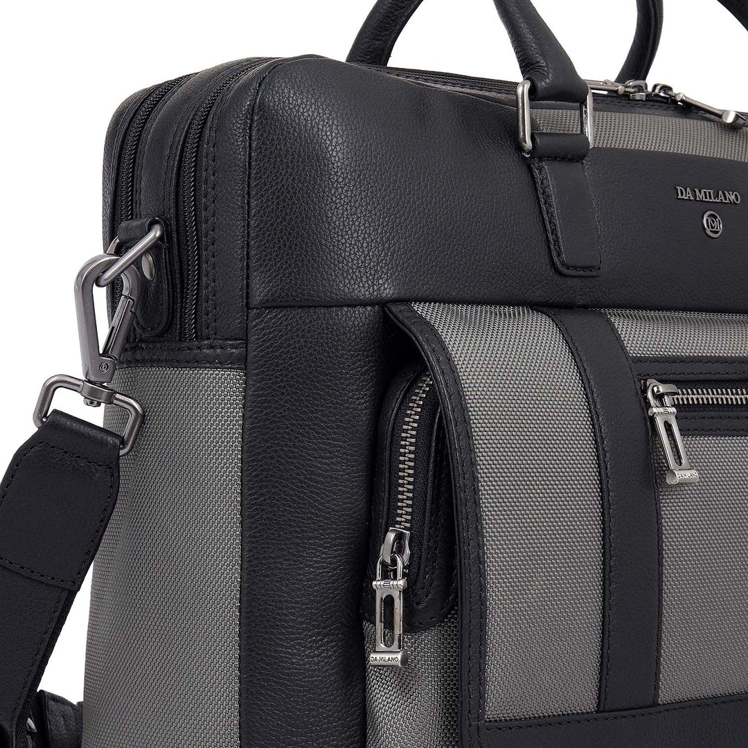 Mova Laptop Bag (M) - Grey & Black