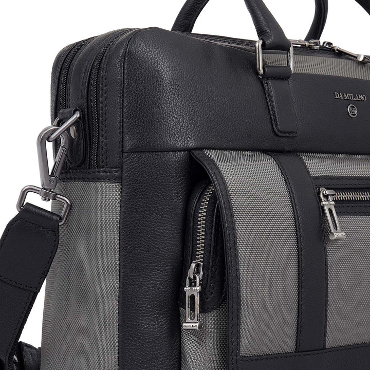 Mova Laptop Bag (M) - Grey & Black