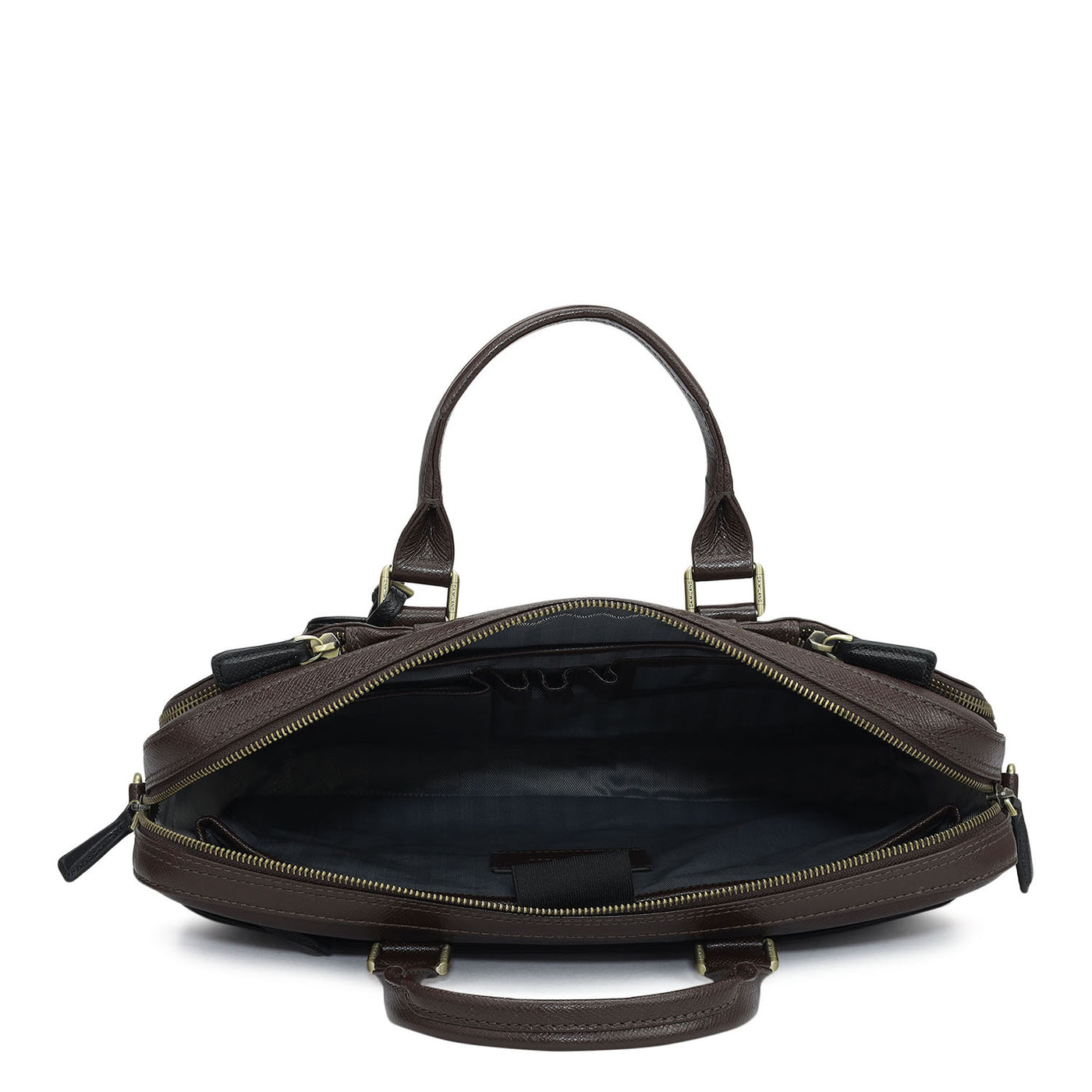 Franzy Leather Laptop Bag - Chocolate