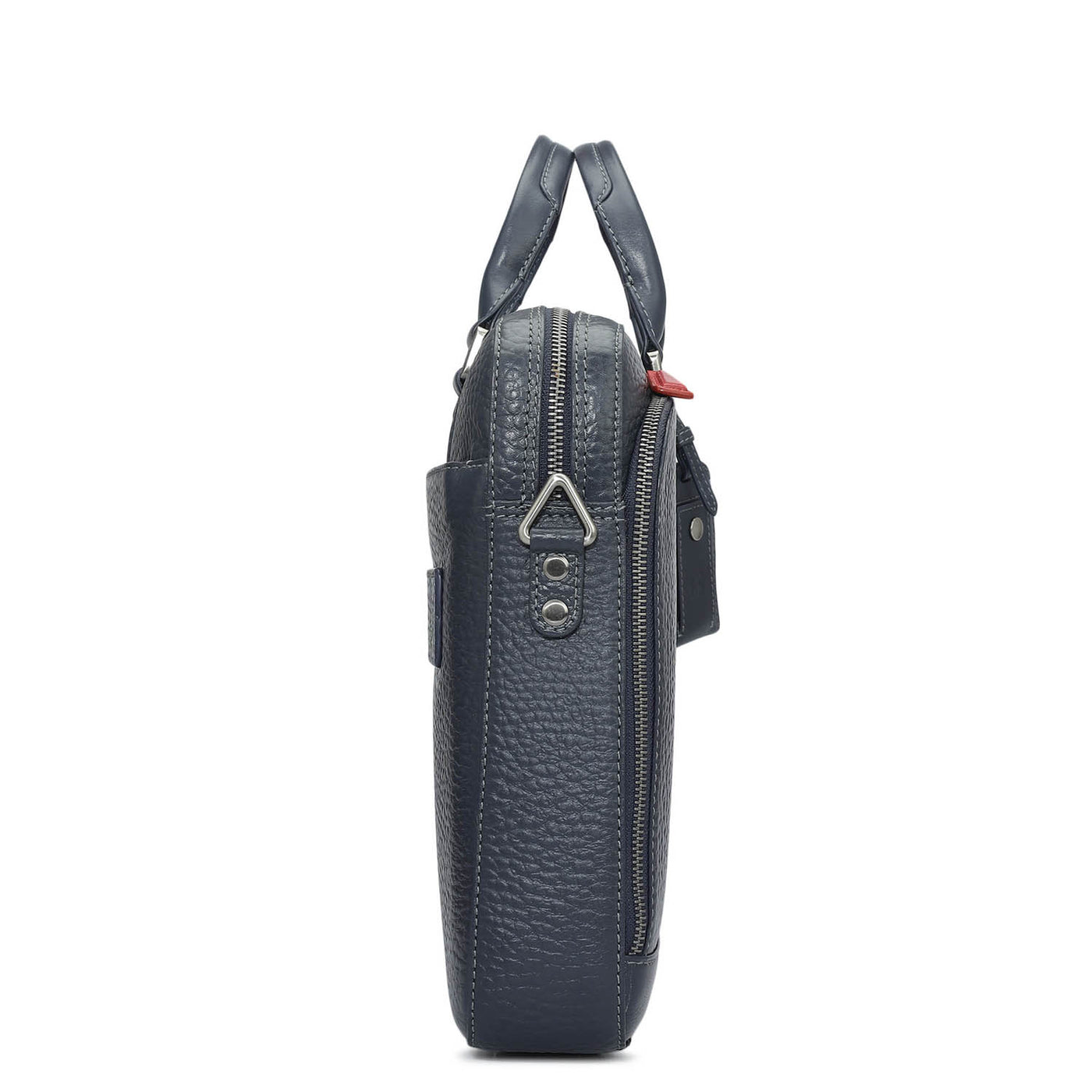 Bub Leather Laptop Bag - Navy