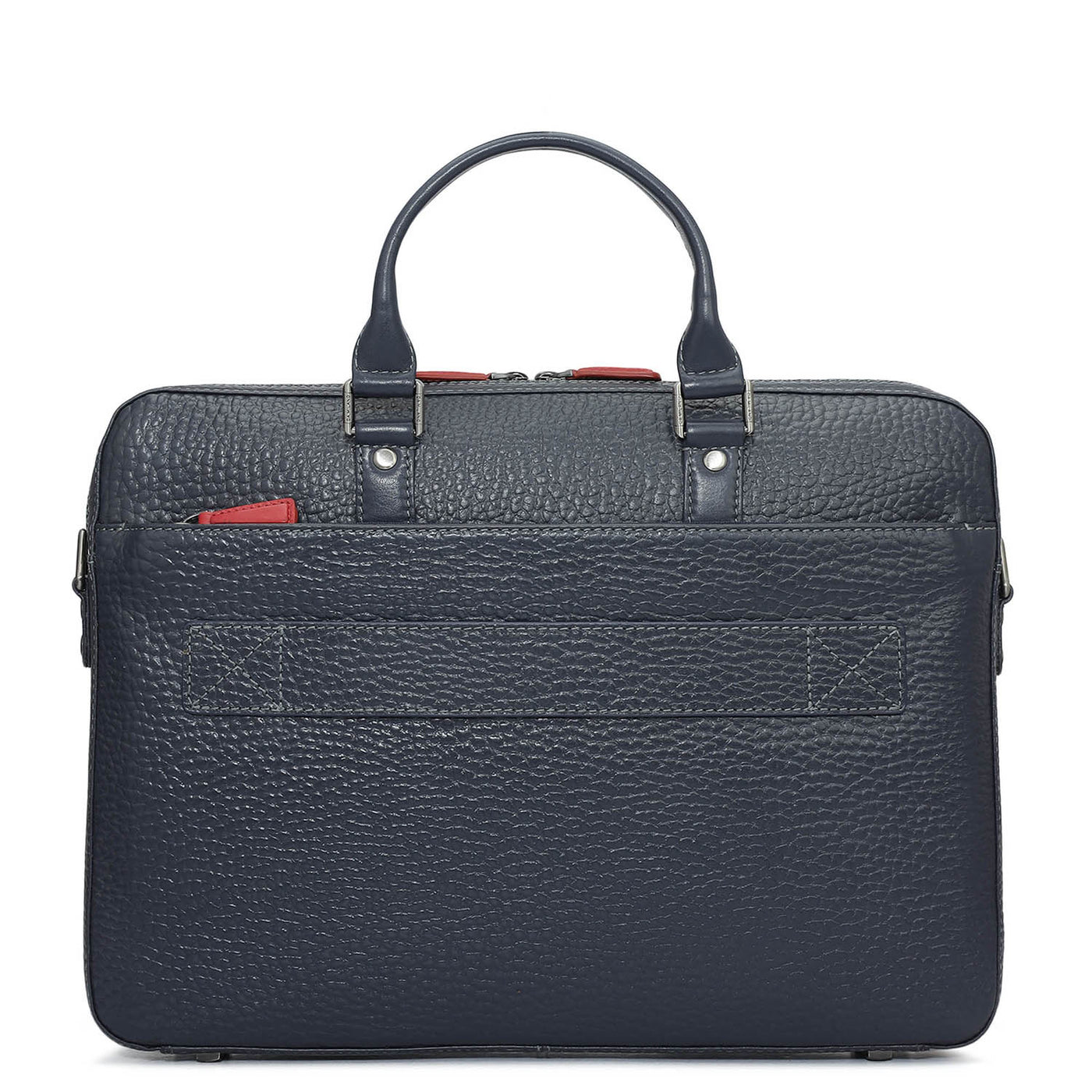 Bub Leather Laptop Bag - Navy