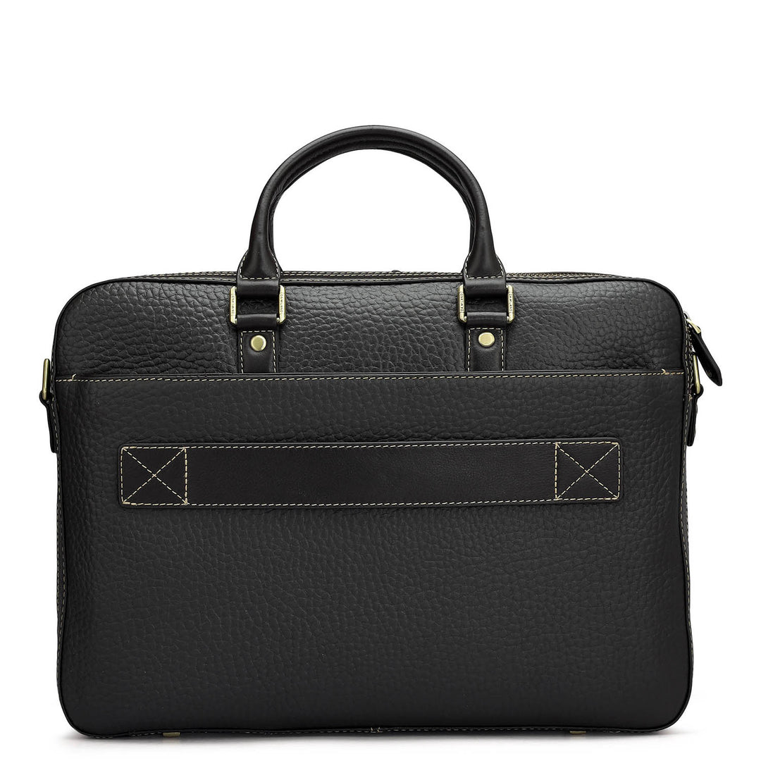 Bub Leather Laptop Bag - Brown