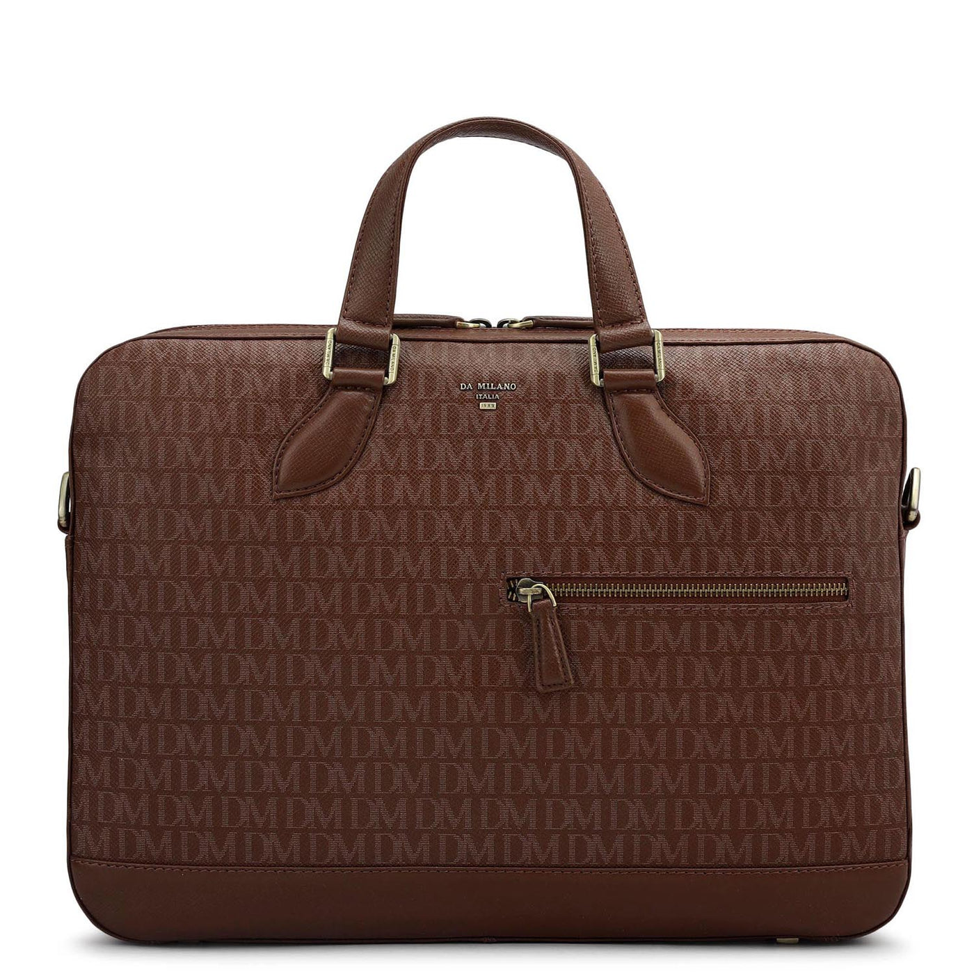 Monogram Franzy Leather Laptop Bag - Date
