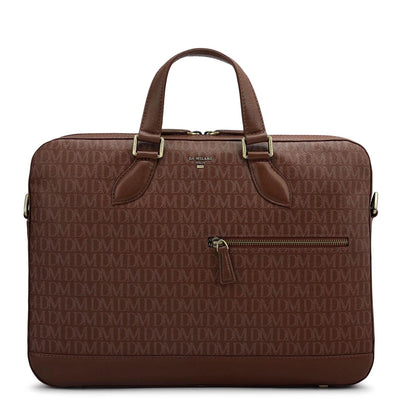 Monogram Franzy Leather Laptop Bag - Date
