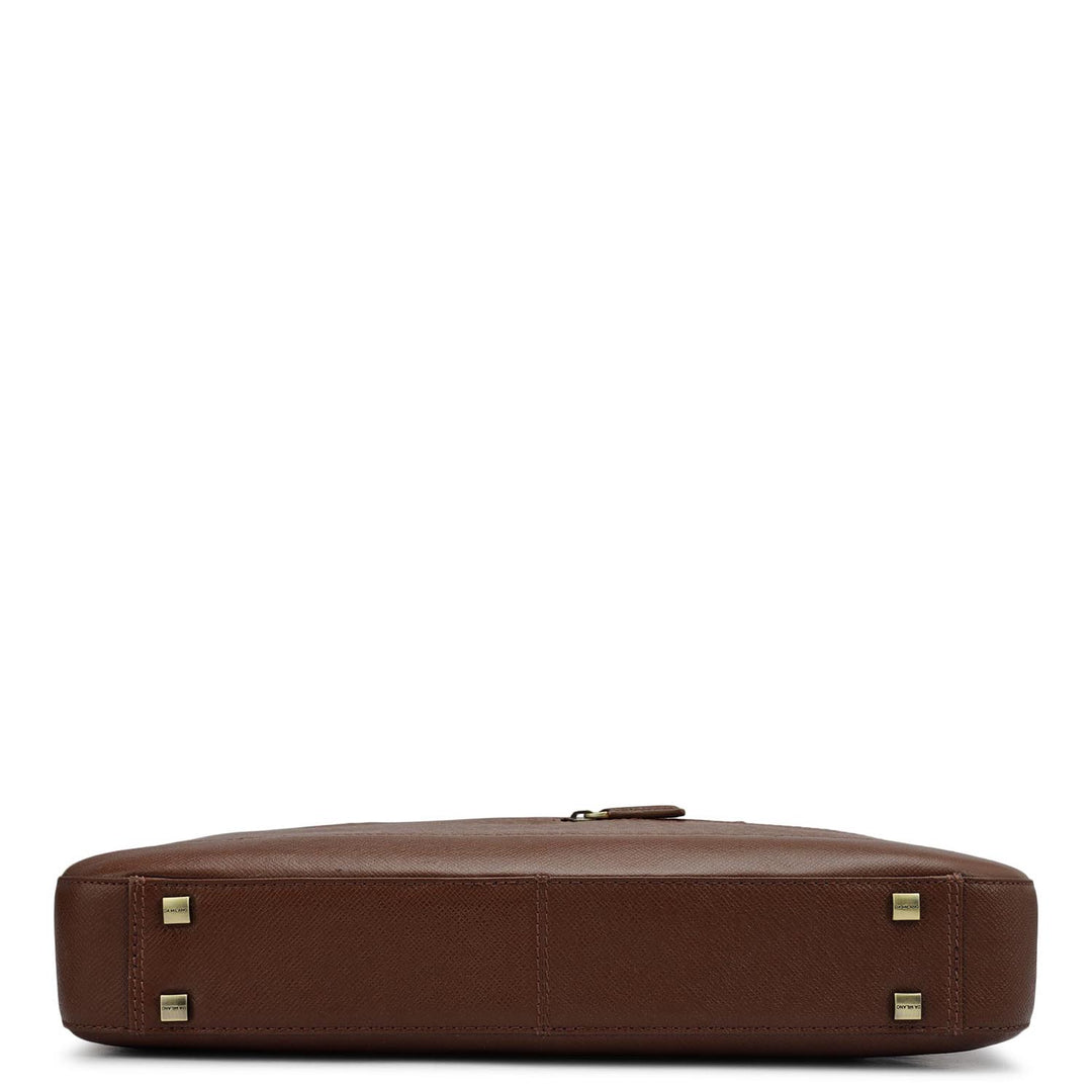 Monogram Franzy Leather Laptop Bag - Date
