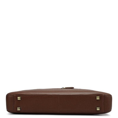 Monogram Franzy Leather Laptop Bag - Date