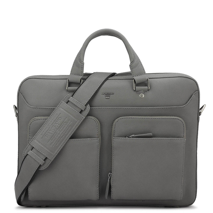 Fish Leather Laptop Bag - Grey
