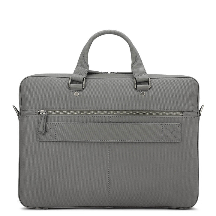 Fish Leather Laptop Bag - Grey