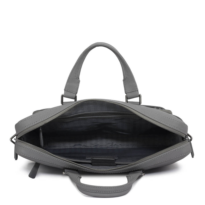 Fish Leather Laptop Bag - Grey