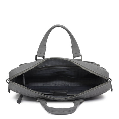 Fish Leather Laptop Bag - Grey