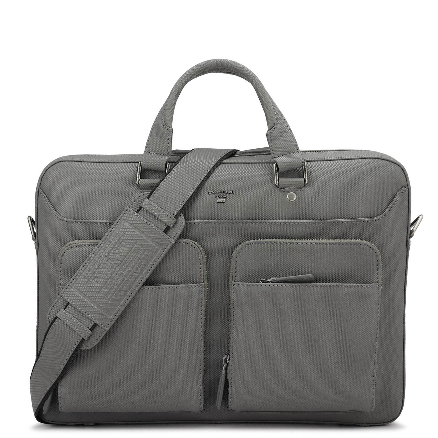 Fish Leather Laptop Bag - Grey