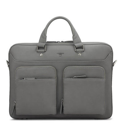 Fish Leather Laptop Bag - Grey