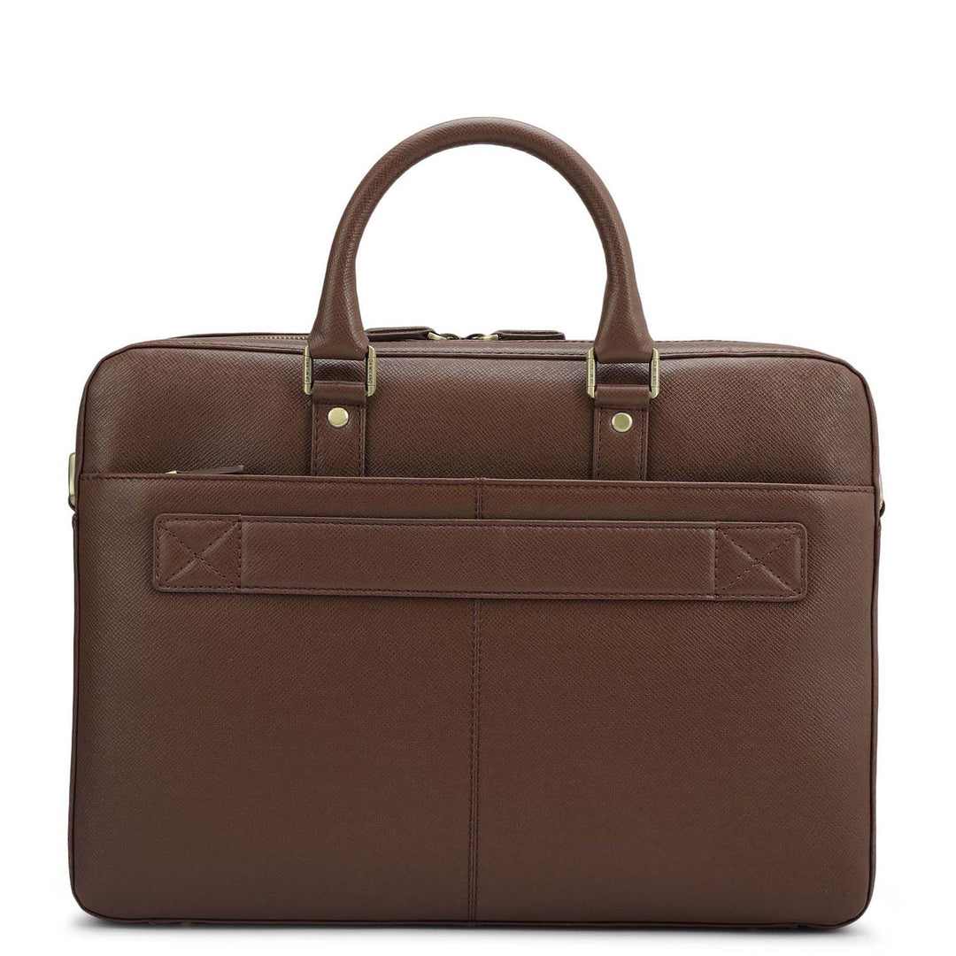 Franzy Leather Laptop Bag - Date