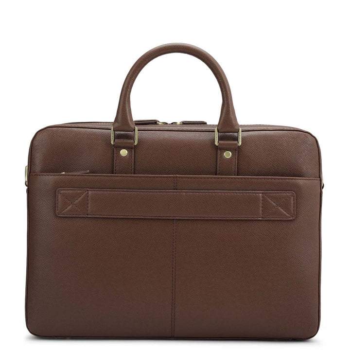 Franzy Leather Laptop Bag - Date