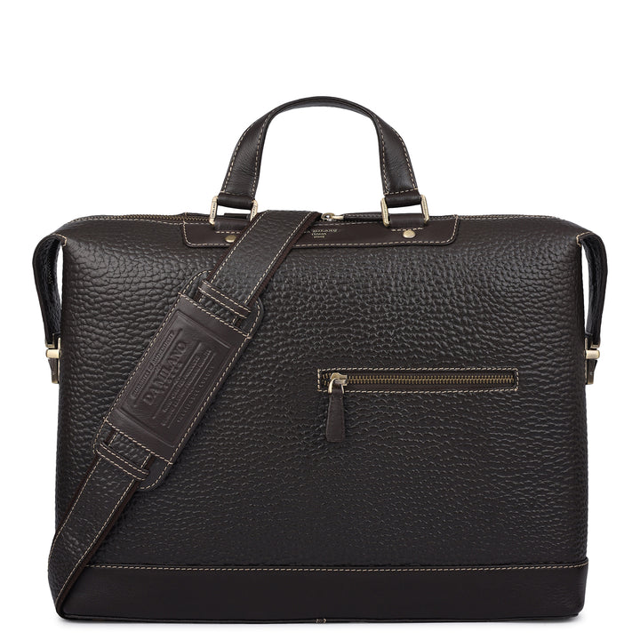 Bub Leather Laptop Bag - Brown