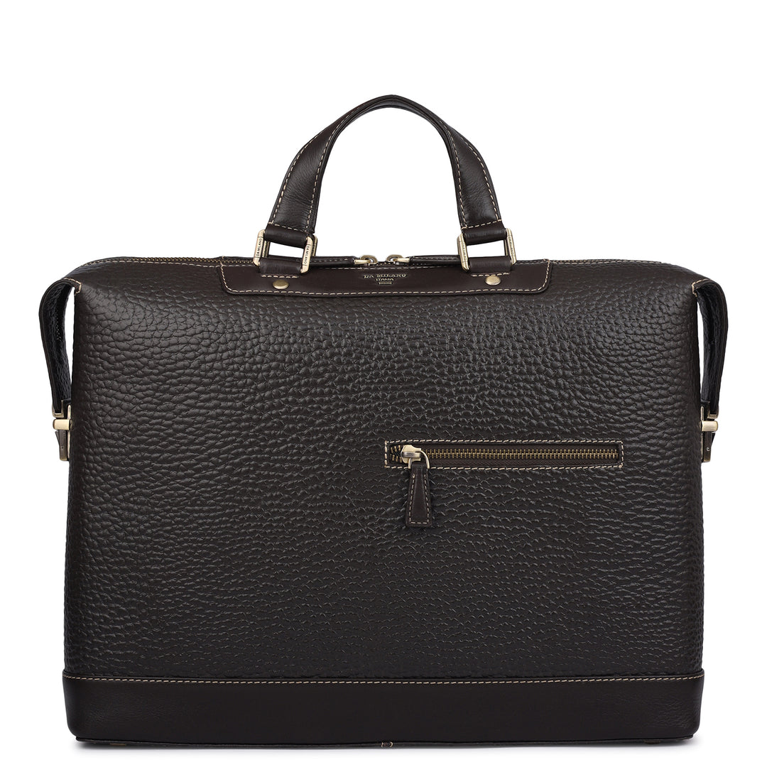 Bub Leather Laptop Bag - Brown