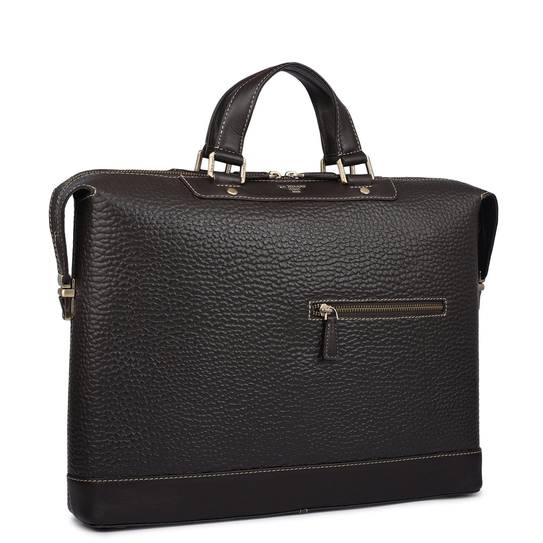 Bub Leather Laptop Bag - Brown