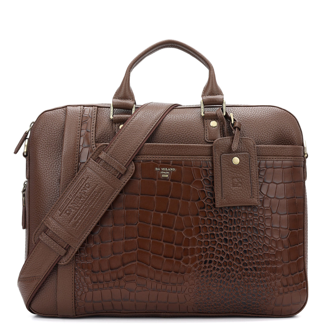 Classic Laptop Bag (M) - Walnut