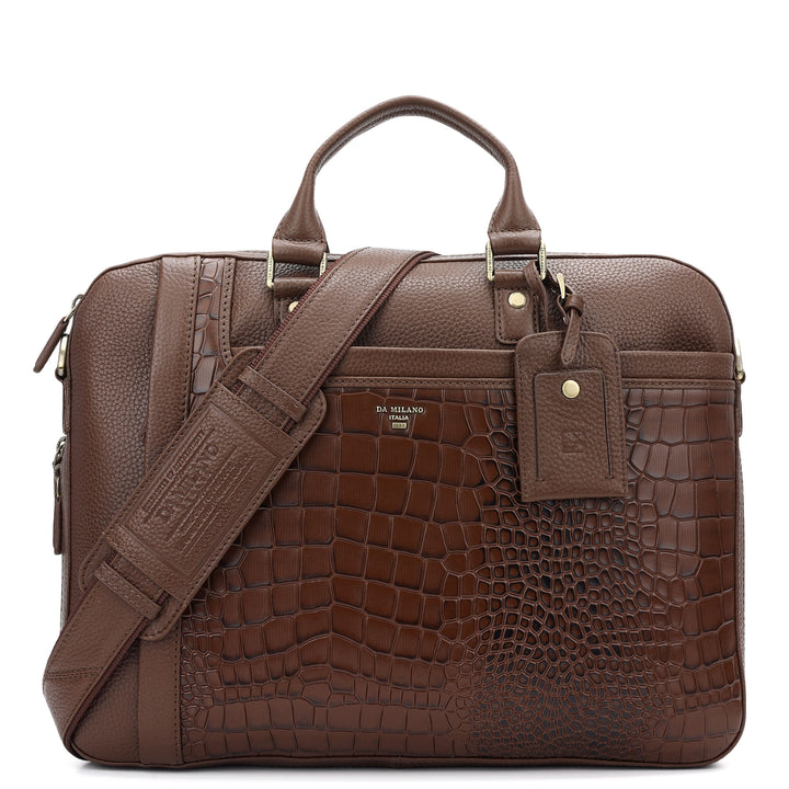 Classic Laptop Bag (M) - Walnut