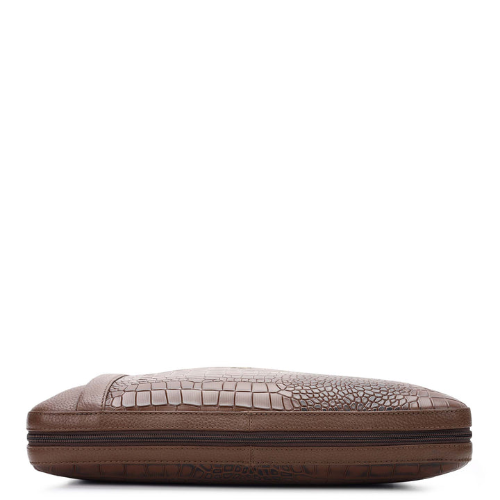 Classic Laptop Bag (M) - Walnut