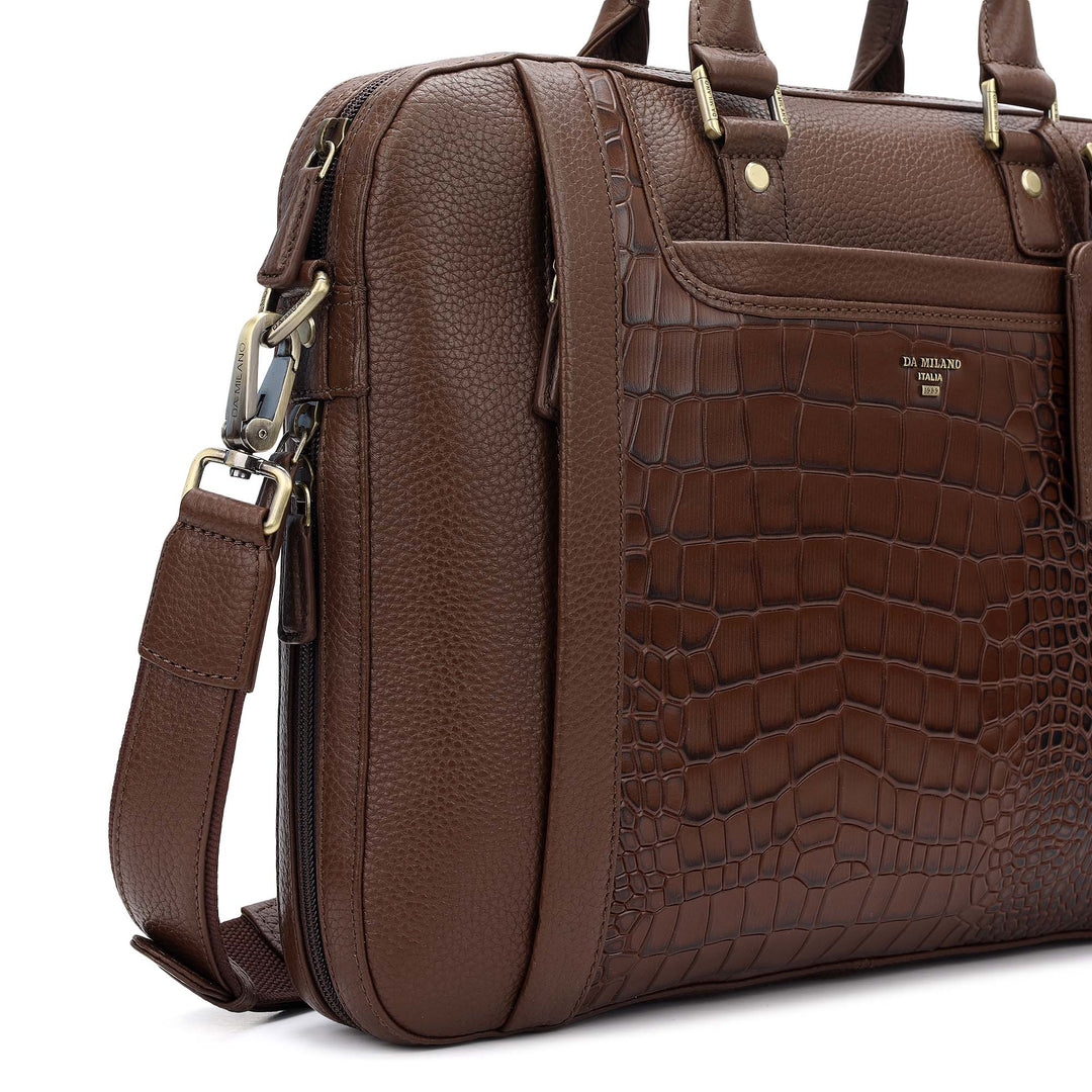 Classic Laptop Bag (M) - Walnut