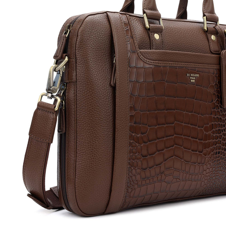 Classic Laptop Bag (M) - Walnut