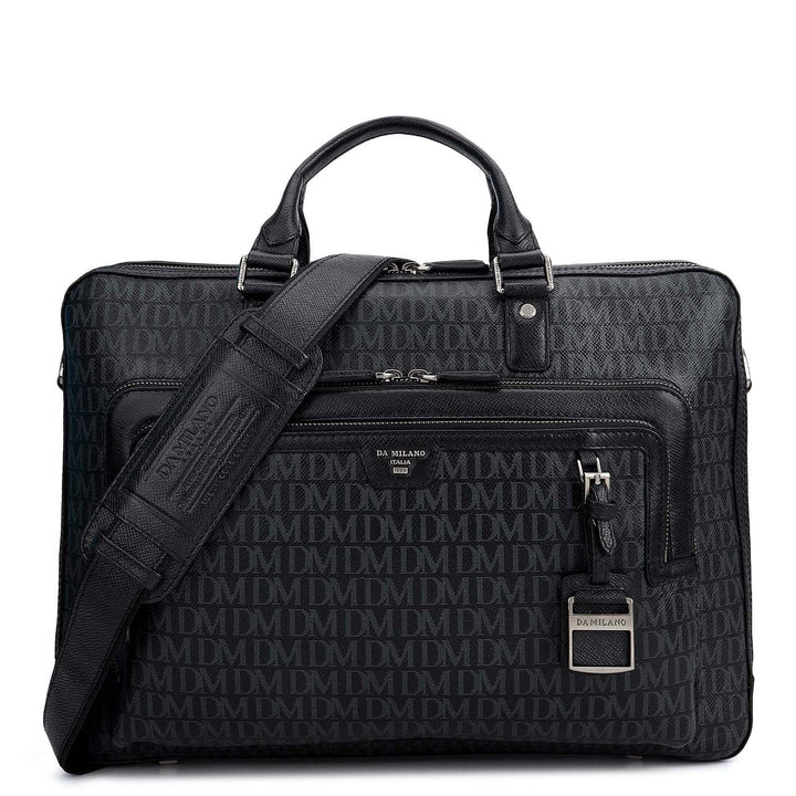 Monogram Laptop Bag (M) - Black