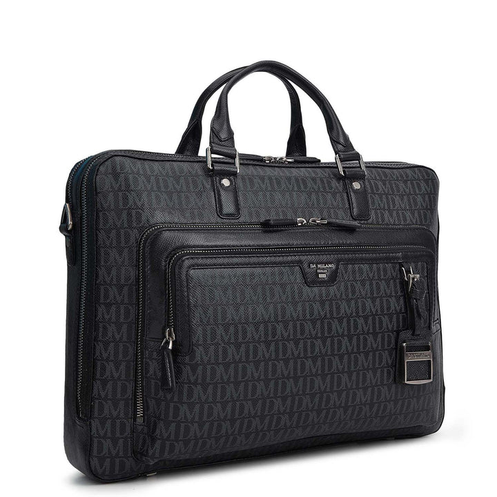 Monogram Laptop Bag (M) - Black