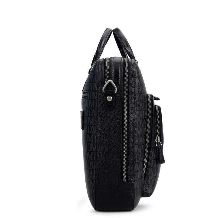 Monogram Laptop Bag (M) - Black