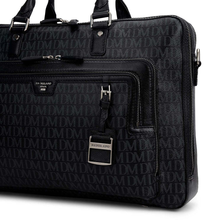 Monogram Laptop Bag (M) - Black