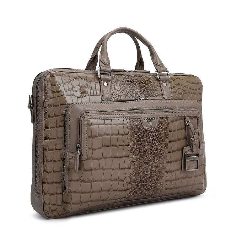 Classic Laptop Bag (M) - Smoke Grey