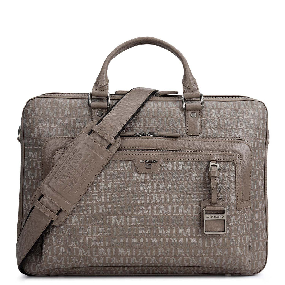 Monogram Laptop Bag (M) - Smoke Grey