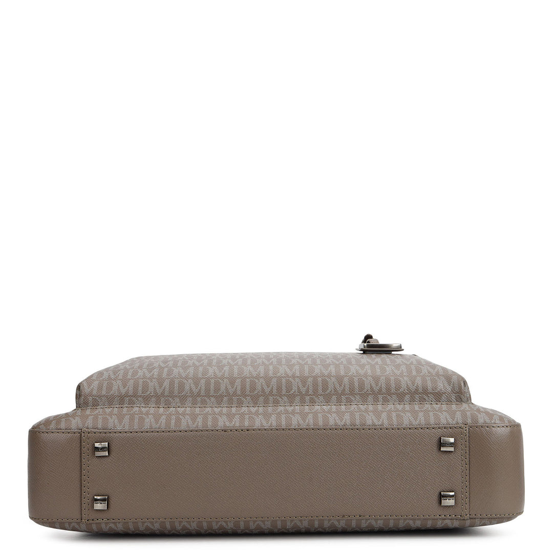 Monogram Laptop Bag (M) - Smoke Grey