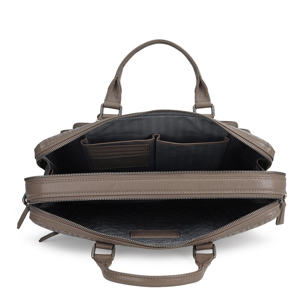Monogram Laptop Bag (M) - Smoke Grey