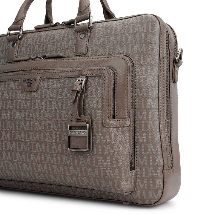 Monogram Laptop Bag (M) - Smoke Grey