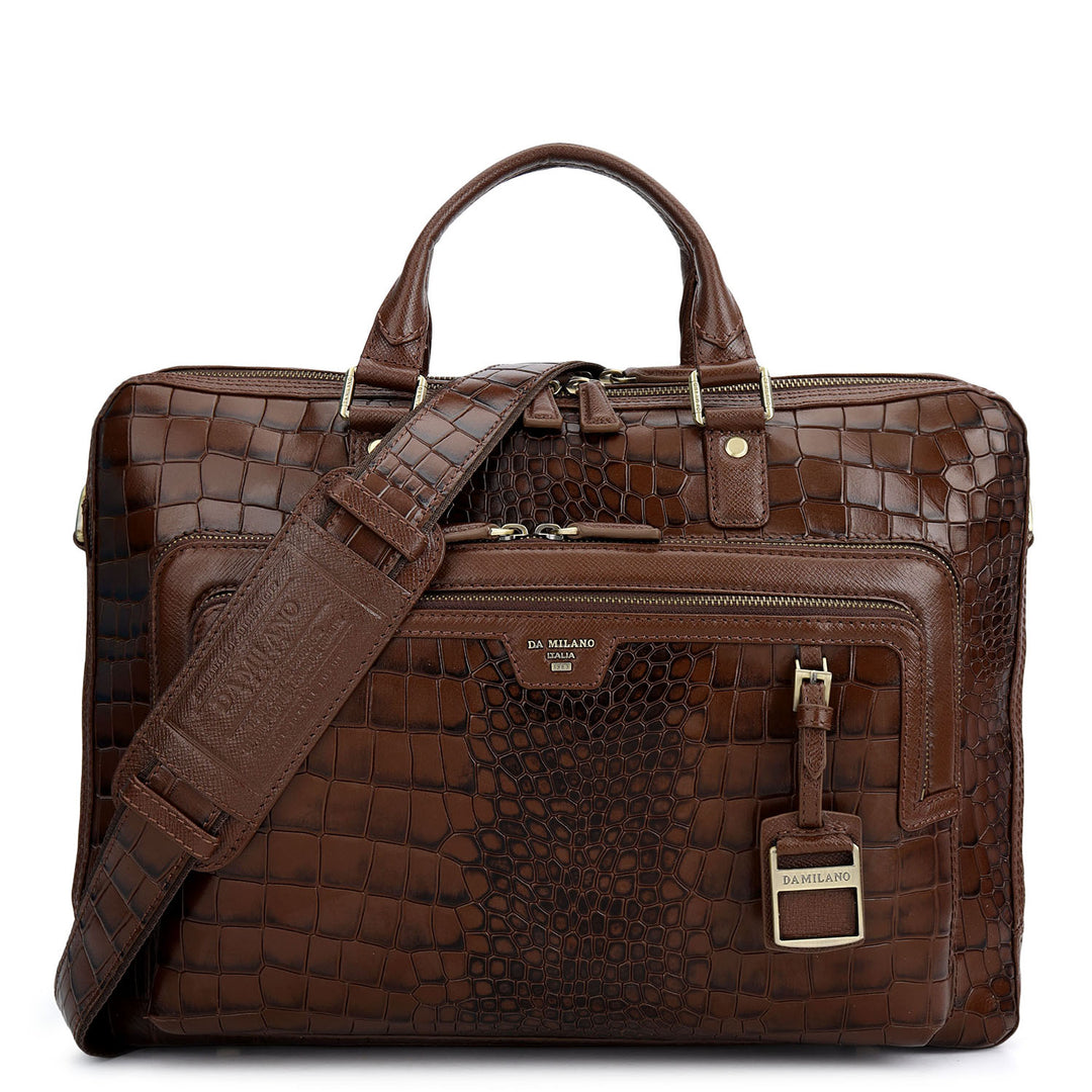 Classic Laptop Bag (M) - Walnut