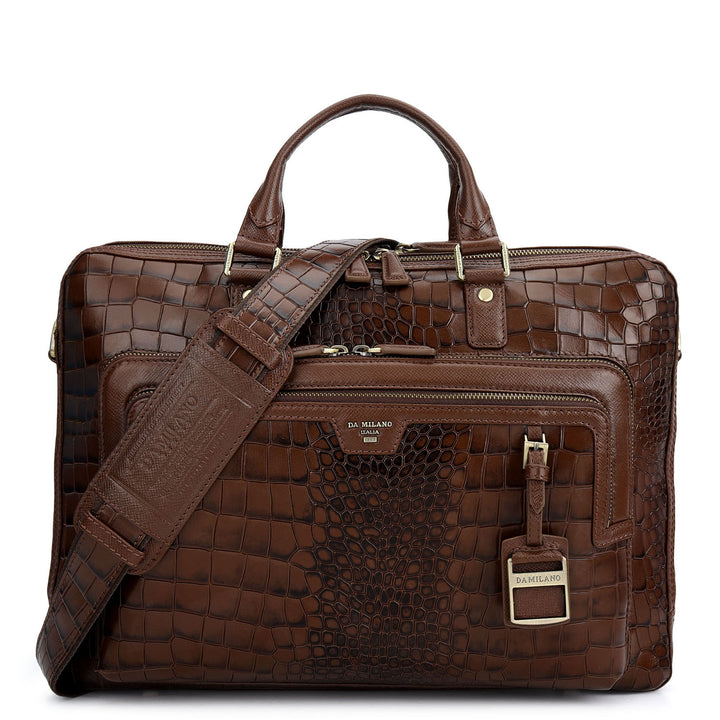 Classic Laptop Bag (M) - Walnut