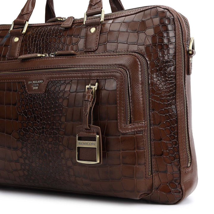 Classic Laptop Bag (M) - Walnut