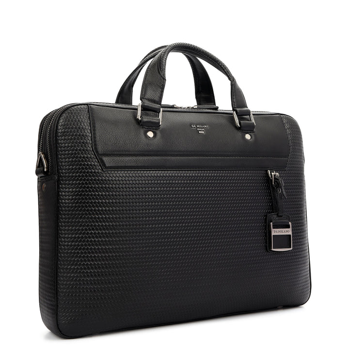 Mat - Emboss Laptop Bag (M) - Black