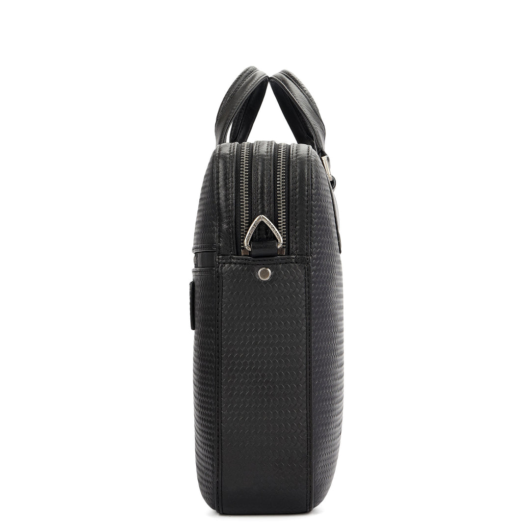 Mat - Emboss Laptop Bag (M) - Black