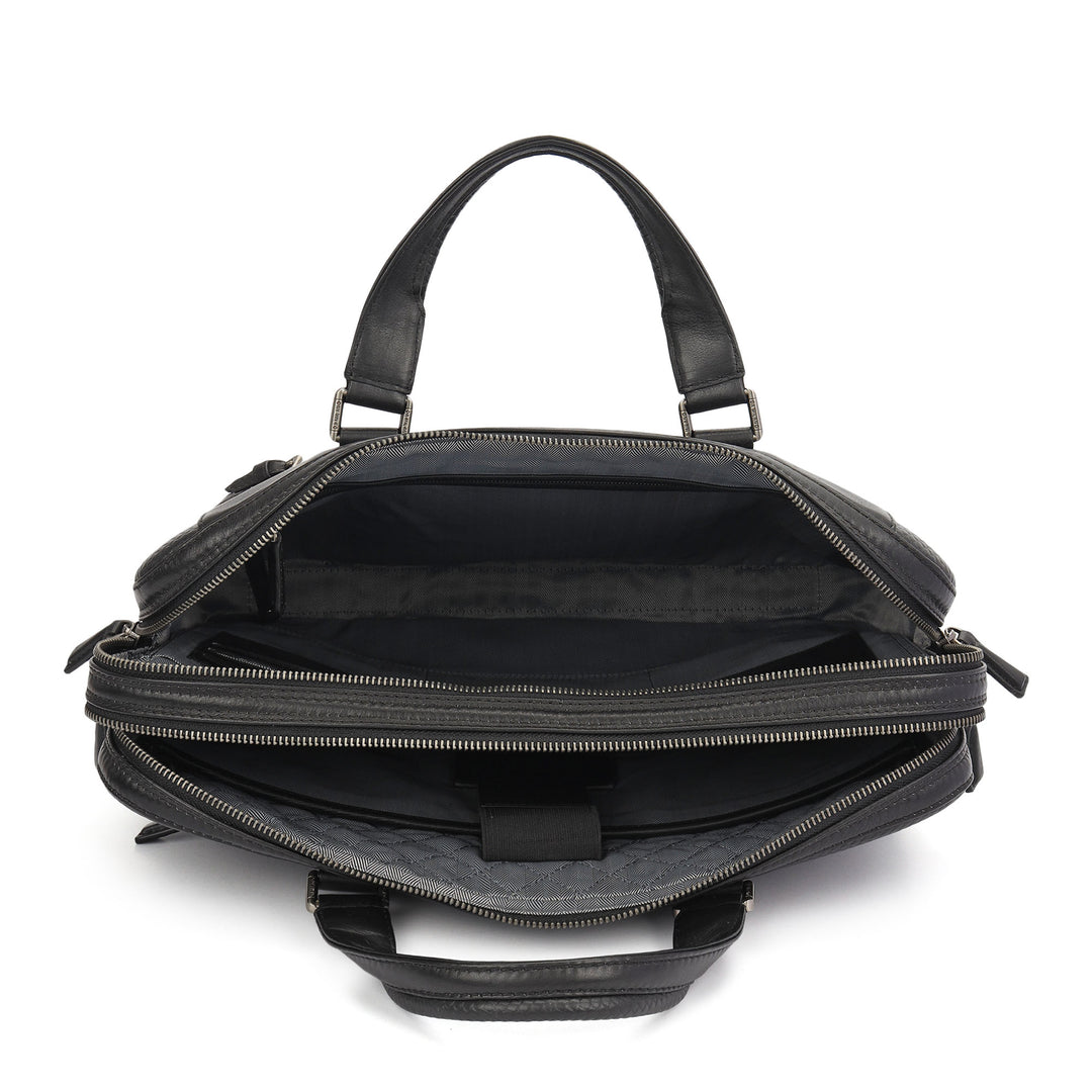 Mat - Emboss Laptop Bag (M) - Black