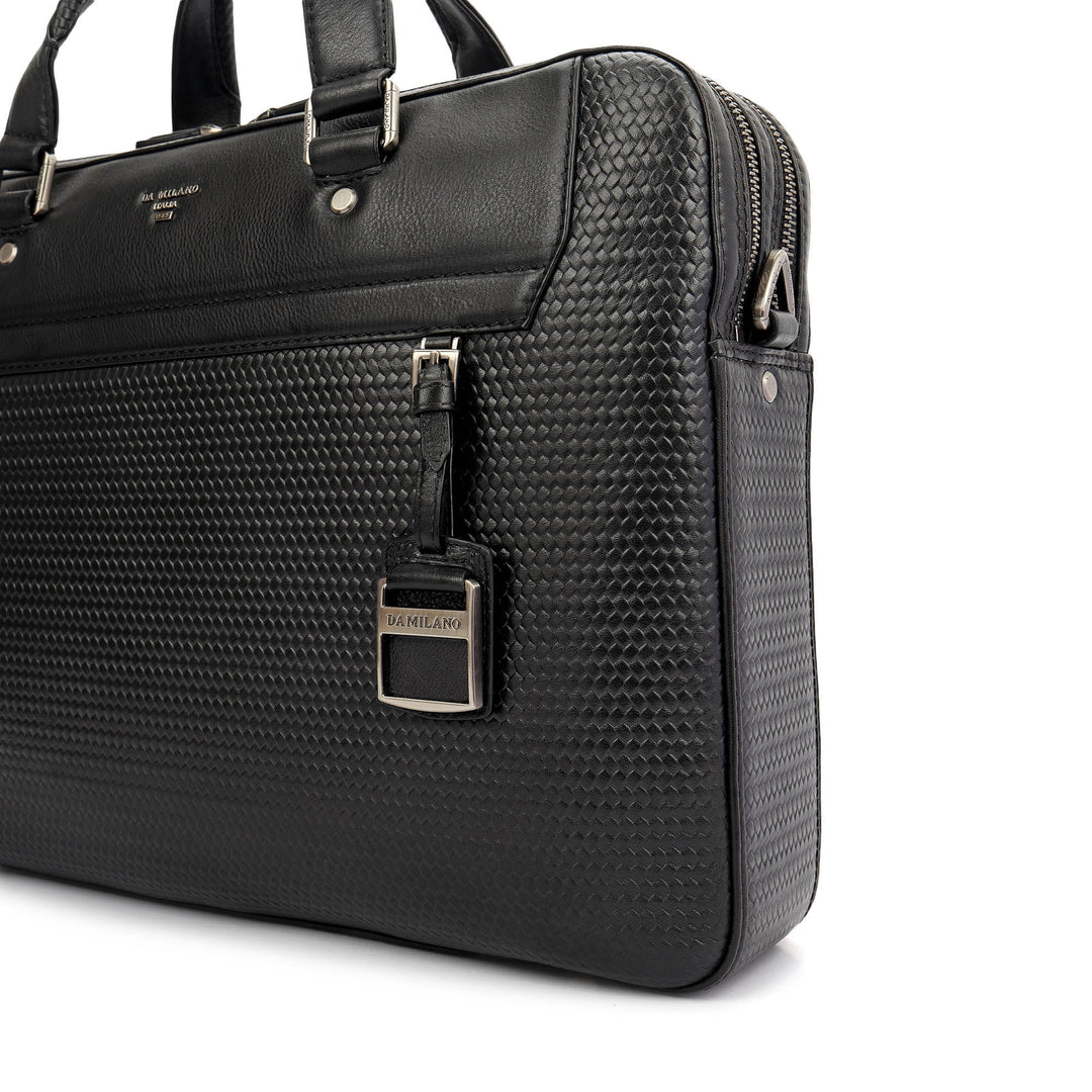 Mat - Emboss Laptop Bag (M) - Black