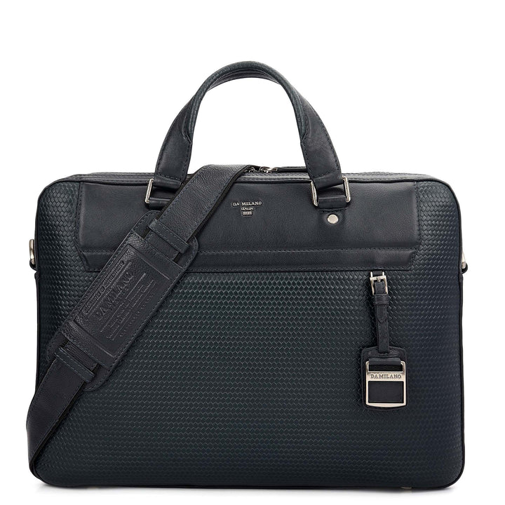 Mat - Emboss Laptop Bag (M) - Navy