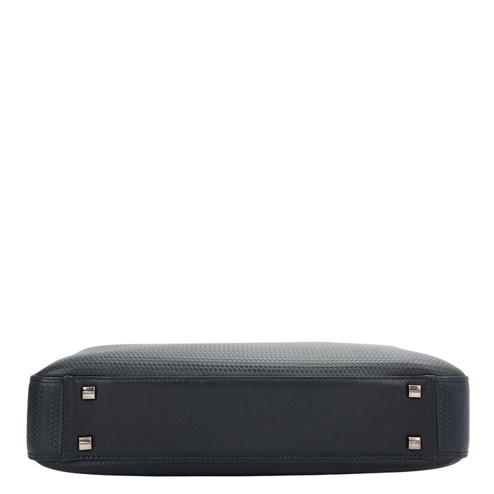 Mat - Emboss Laptop Bag (M) - Navy