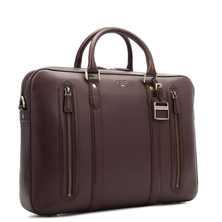 Classic Laptop Bag (L) - Burgundy