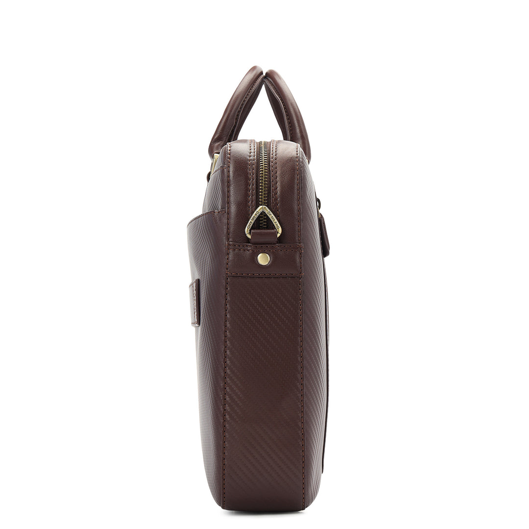 Classic Laptop Bag (L) - Burgundy