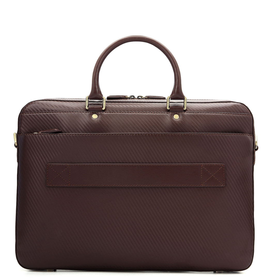Classic Laptop Bag (L) - Burgundy
