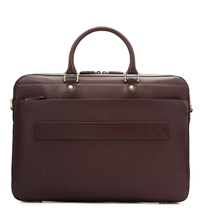 Classic Laptop Bag (L) - Burgundy